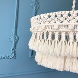 Macrame pendant light 50cm