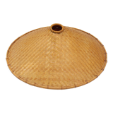 70s wicker pendant light