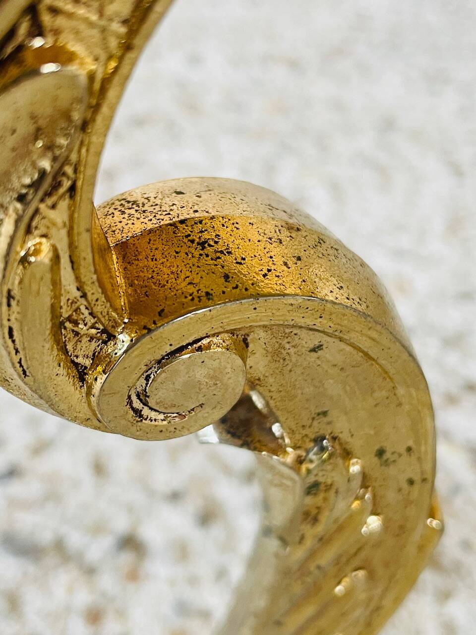 Vintage brass floor lamp, tripod circa 1960s