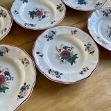 Set of 6 Sarreguemines Agreste plates