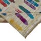 Tapis boho recyclé turc fait main 206 cm x 283 cm