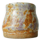 Brutalist ceramic in glazed chamotte stoneware