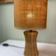 Paire de lampes en osier