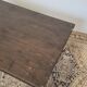 Rustic farmhouse coffee table from the 1900s with two drawers.