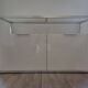 White base buffet with 2 doors - Ligne Roset – Dedicato model by Didier Gomez