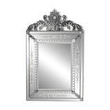 Important Venetian Mirror with Pediment, Italy – Early 20th Century