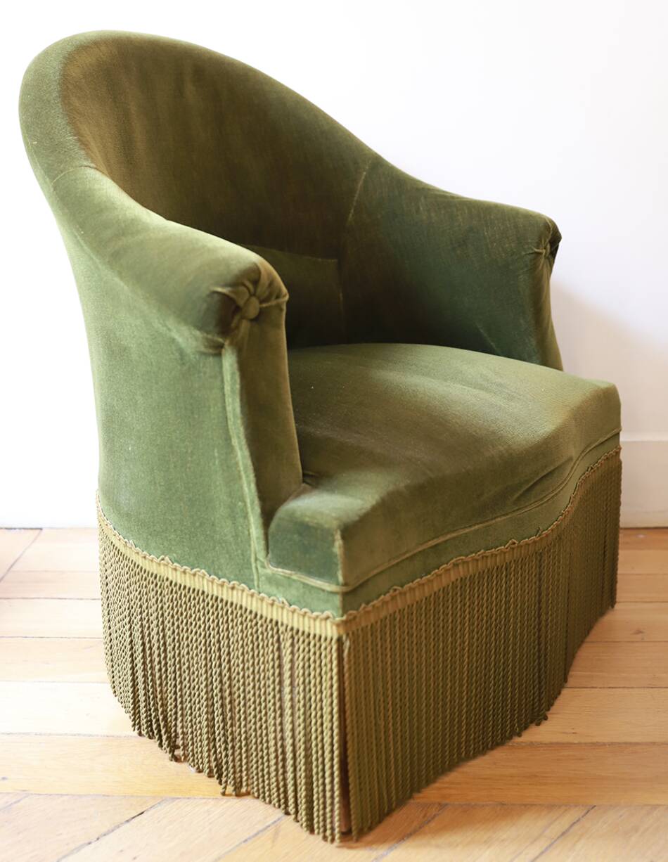 duo of toad armchairs