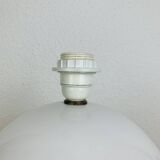 White and red ceramic ball lamp, 1980s