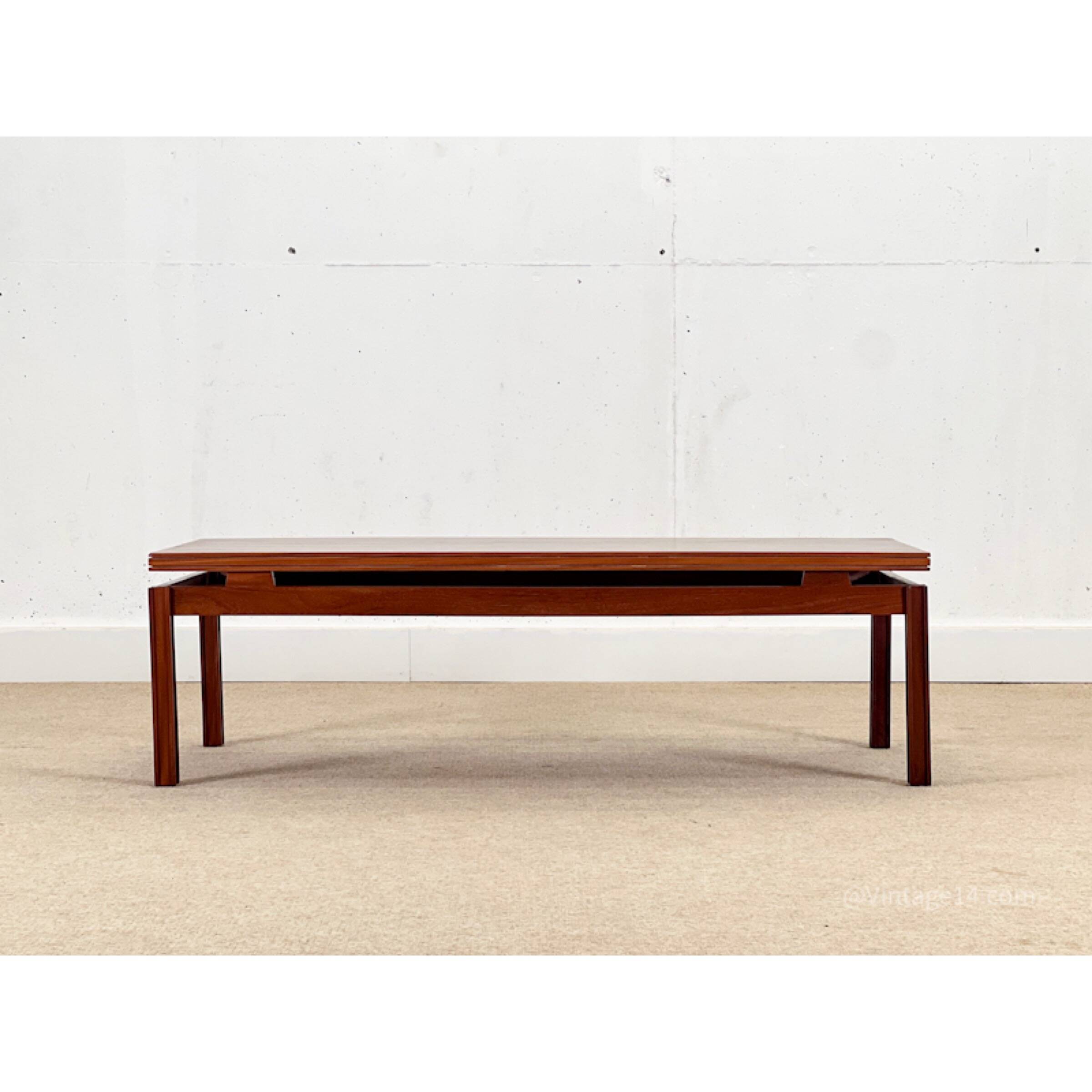 Table basse danoise en palissandre, années 1960