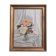 Peinture à l’huile vintage de fleurs signées Bramwell