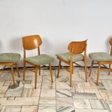 Set of four chairs ton vintage czechoslovakia 1960s
