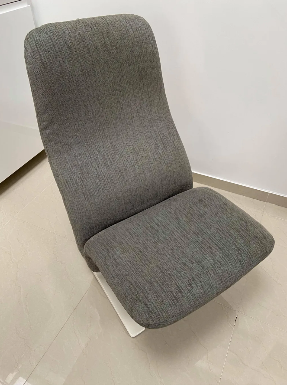 Concorde armchair by Pierre Paulin for Artifort 1960 Grey