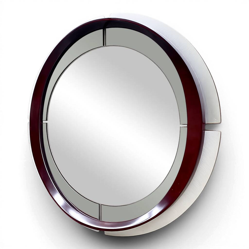 Italian Space Age mirror from the 1970s.