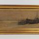 Painting depicting a maritime landscape