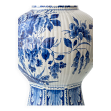 Large Royal Delft ceramic table lamp hand-painted for the 300th anniversary, 1953.