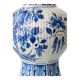 Large Royal Delft ceramic table lamp hand-painted for the 300th anniversary, 1953.