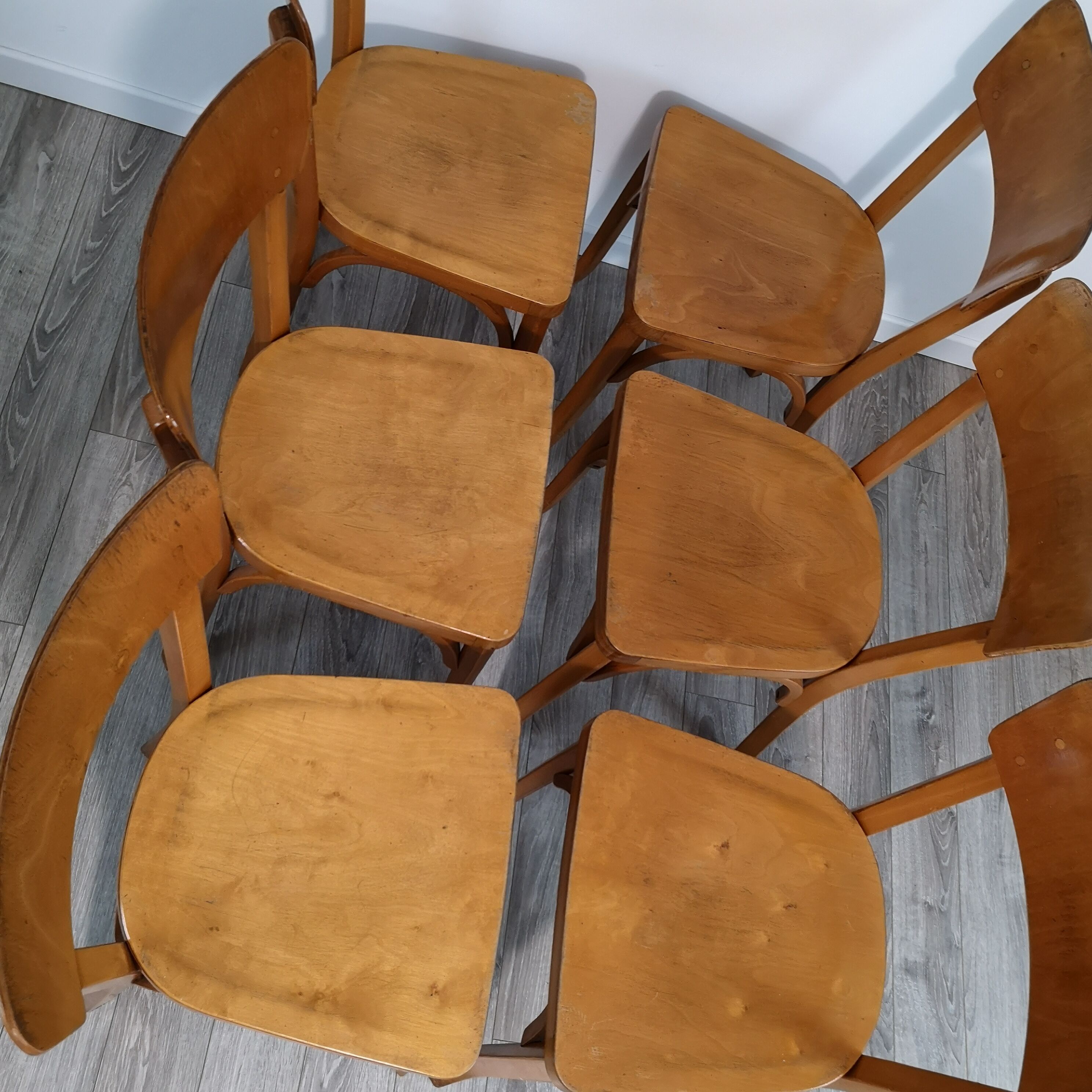 Set of 6 bistro chairs