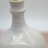 Vintage plum stoneware bottle