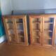 Pair of small display cabinets