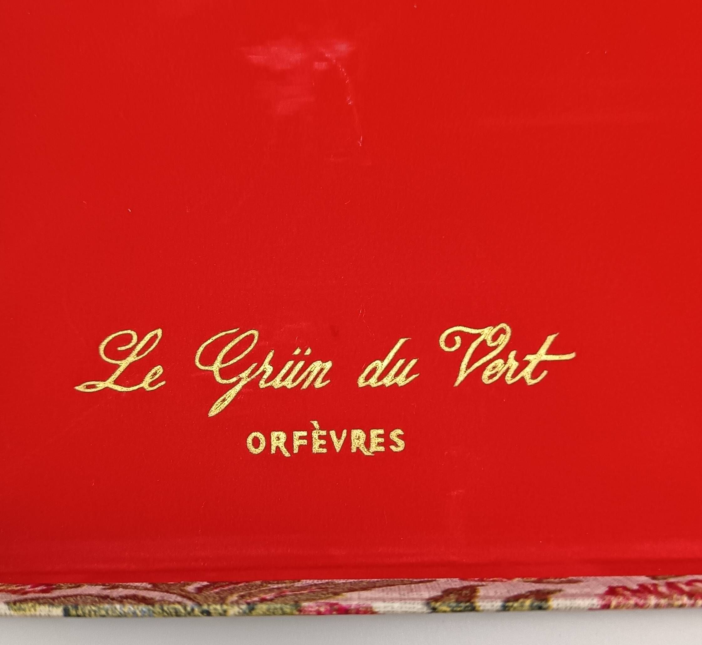 6 STAINLESS STEEL ICE CREAM CUPS, vintage, Le Grün Du vert Orfèvres