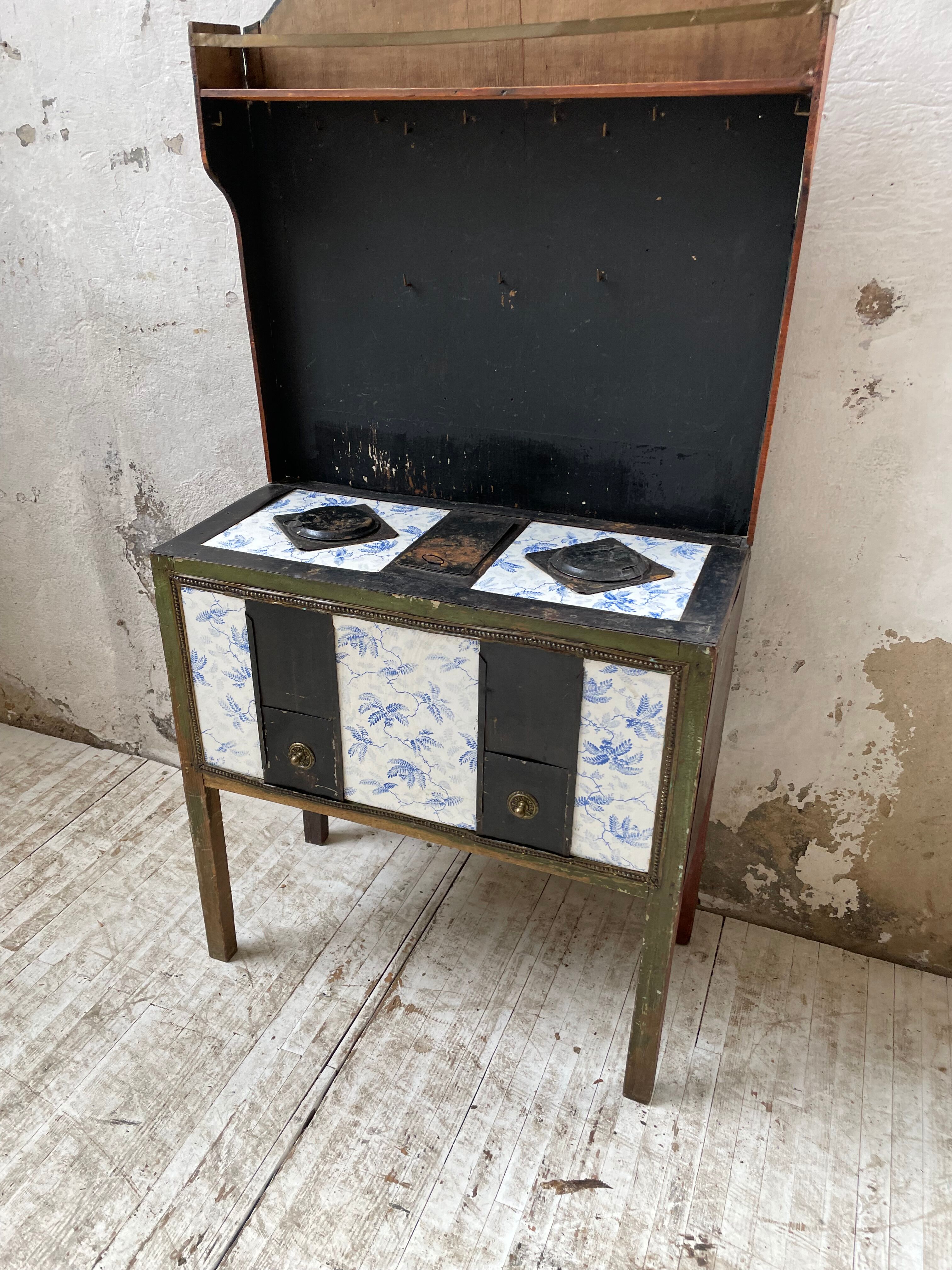 Children's toy stove antique