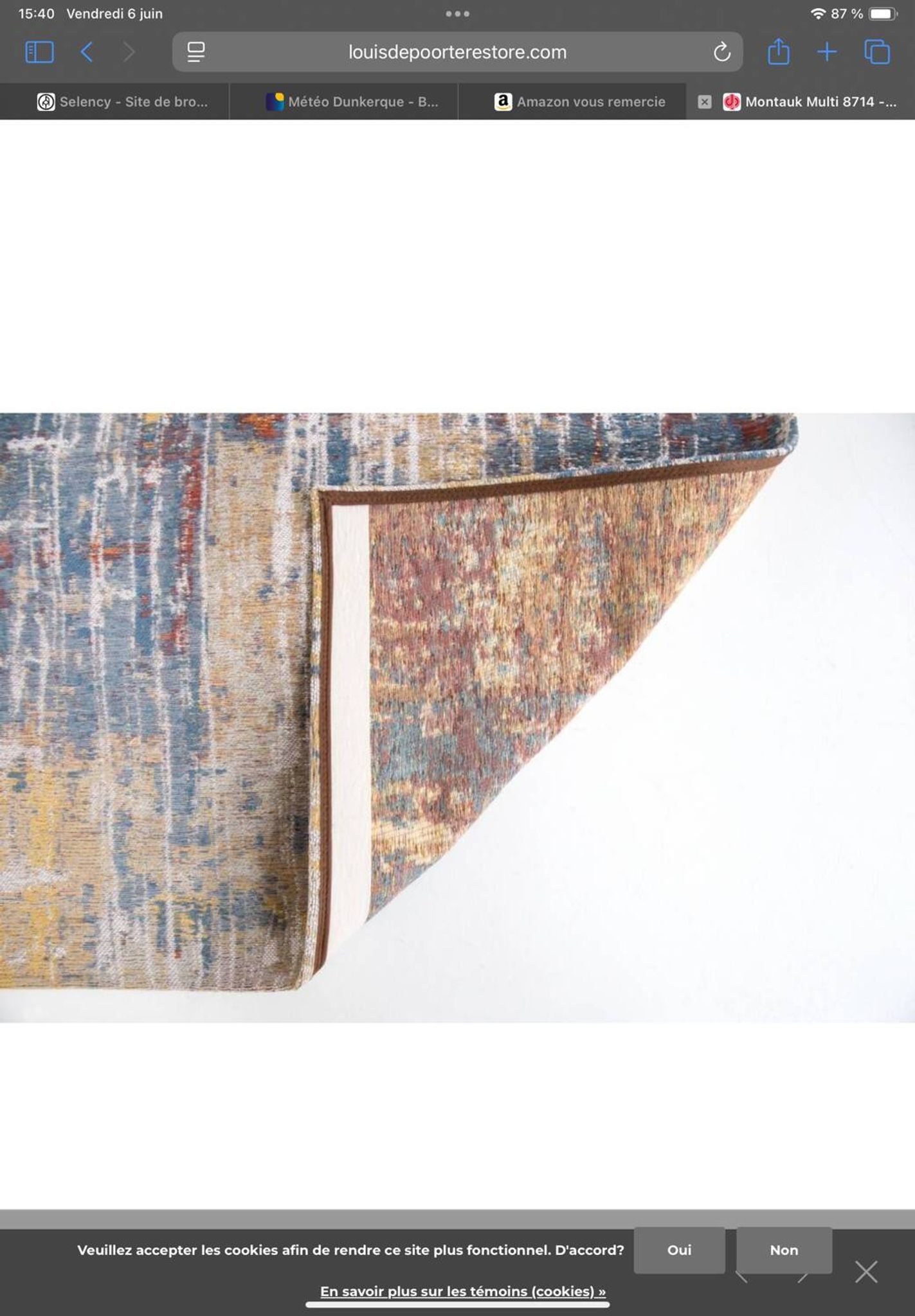 Tapis contemporain design Louis de Poortere 200x280