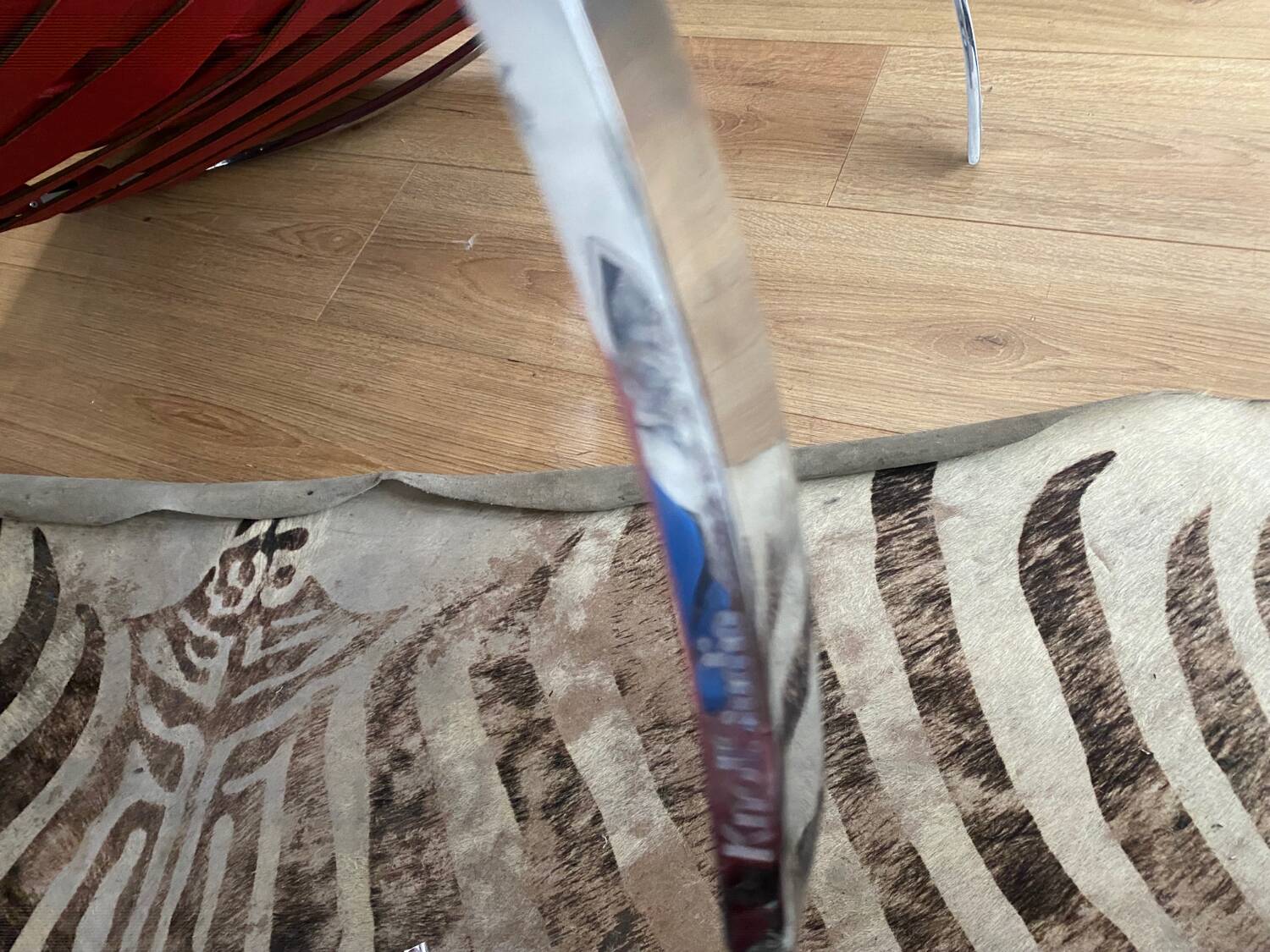 Barcelona red leather chair Knoll edition