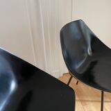 Pair of shell chairs, Pierre Guariche, recent edition "Maison du monde"