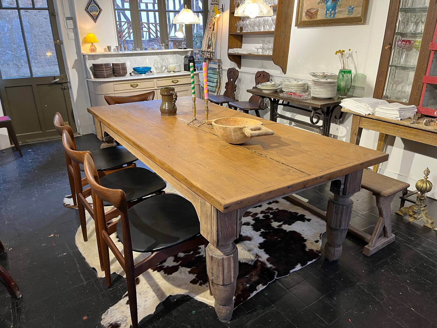 Grande table de ferme