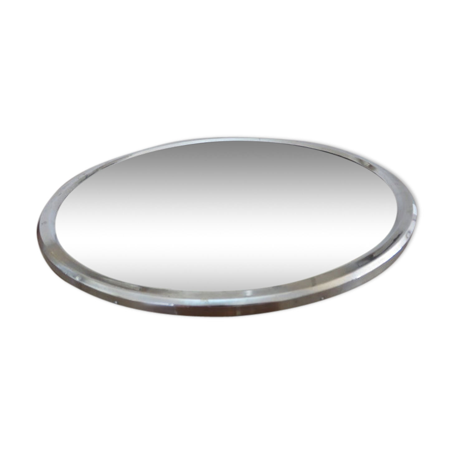 40s 50s chrome brass mirror tray