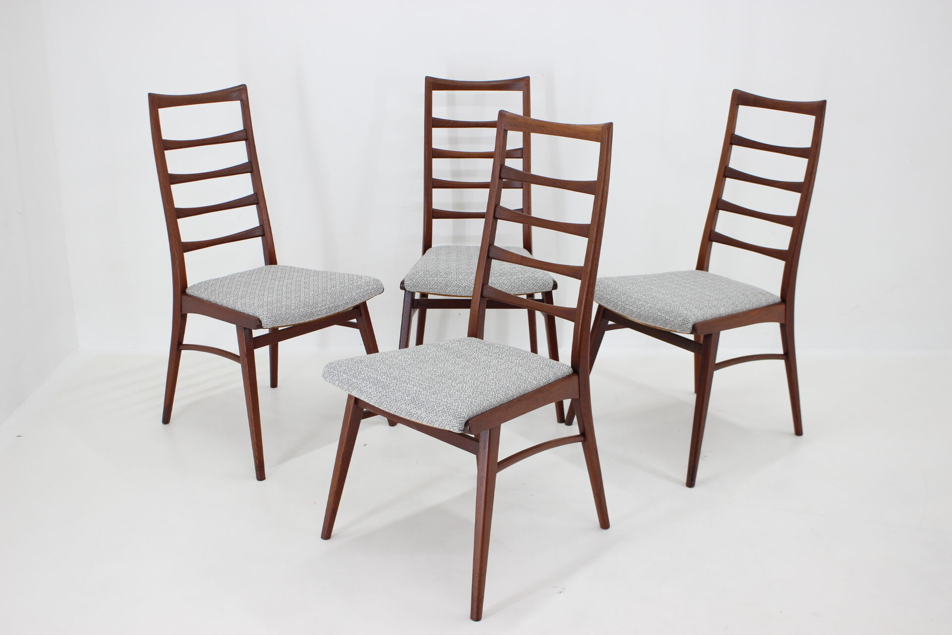 1960s Set of Four Dining Chairs in Teak, Germany
