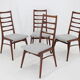 1960s Set of Four Dining Chairs in Teak, Germany