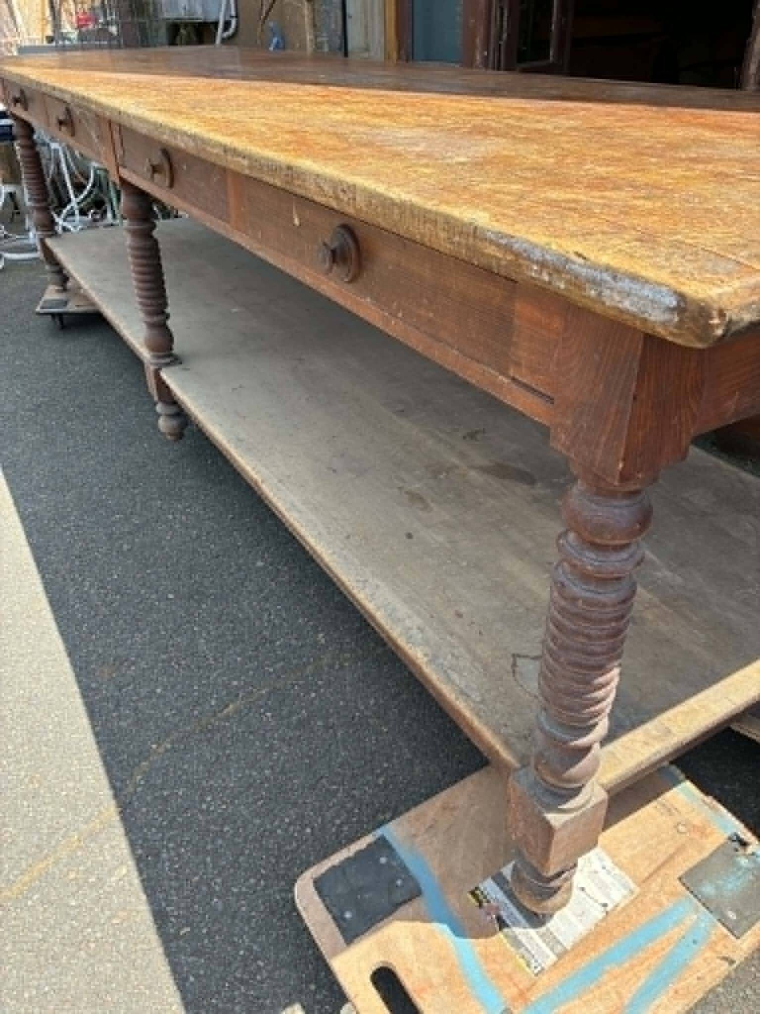 Draper's table, drapery table, workshop furniture