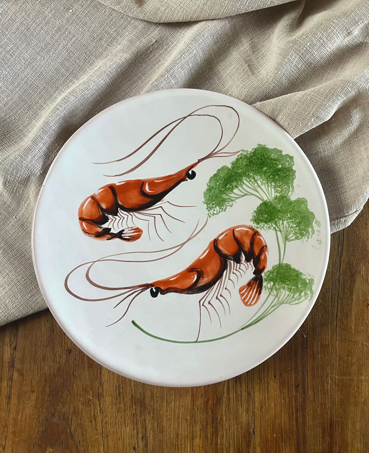 Rare service Vallauris Marius Bessone 1960