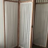 Vintage weathered wooden screen