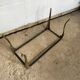 Table basse marbre base laiton vintage 1950
