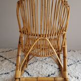 Rocking chair Rotin de Rohe Noordwolde rénové