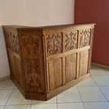 Oak bar or counter