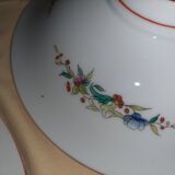 Pair of late 19th century porcelain compote dishes