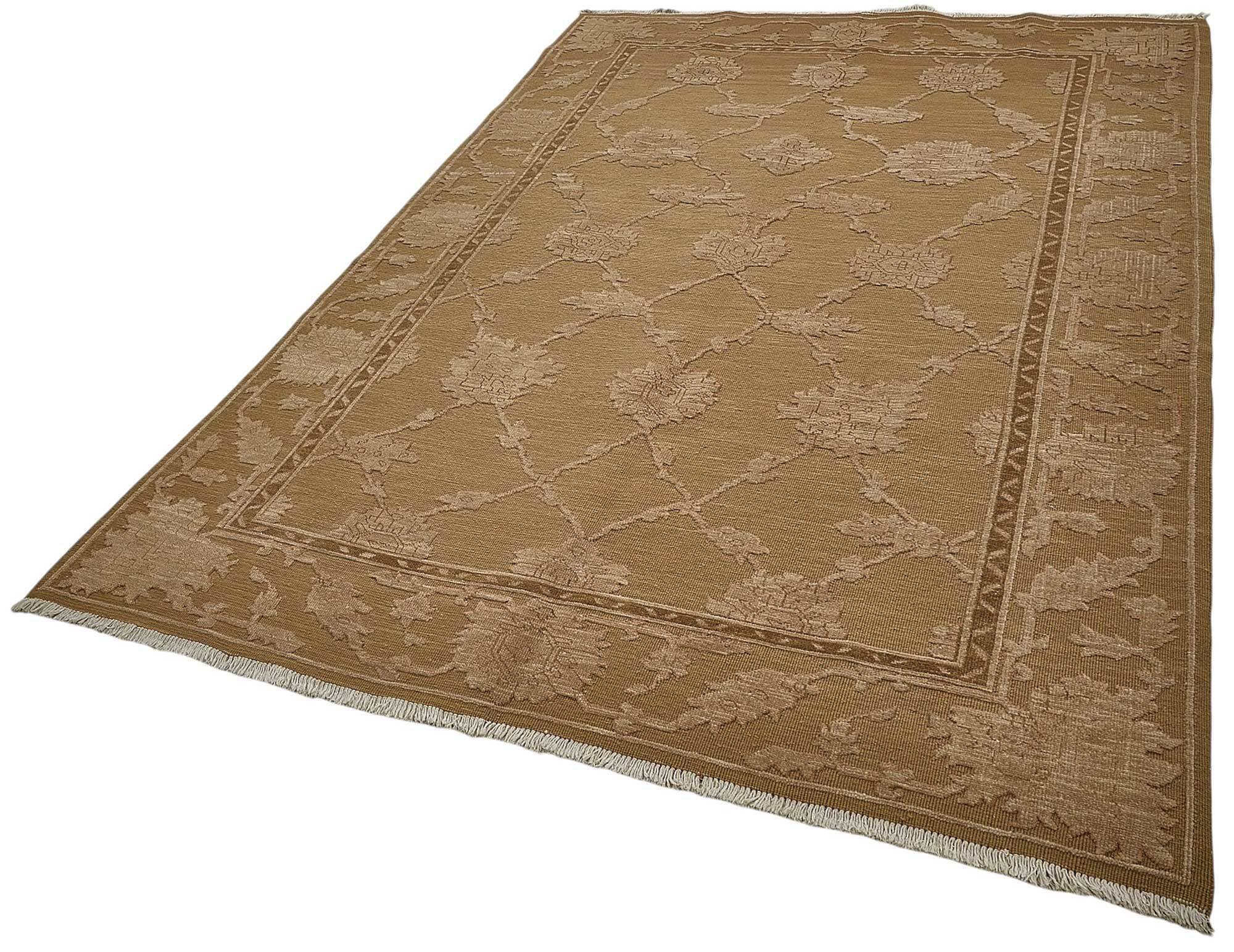 Turkish Handknotted Wool Oushak Rug 178 cm x 270 cm