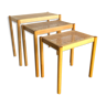 Series of side tables in cannage