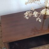 Pair of compass foot bedside tables