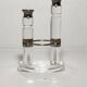 Acrylic and metal candelabrum. Spain, 1980s.