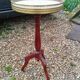 Table de chevet plateau marbre style louis xvi