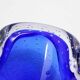 Murano bubble glass ashtray