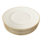 Limoges porcelain flat plate