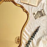 Golden shell mirror