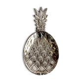 Pineapple silver metal ashtray
