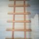 Vintage rattan wooden bed for children