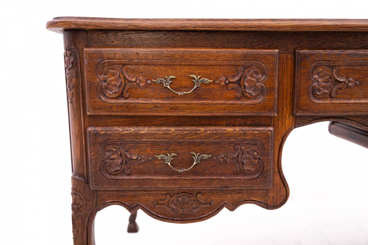 Antique double-sided desk, France, around 1880.